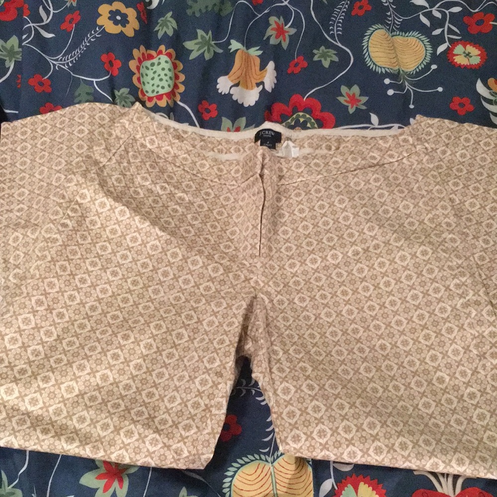 J Crew City Fit Crops